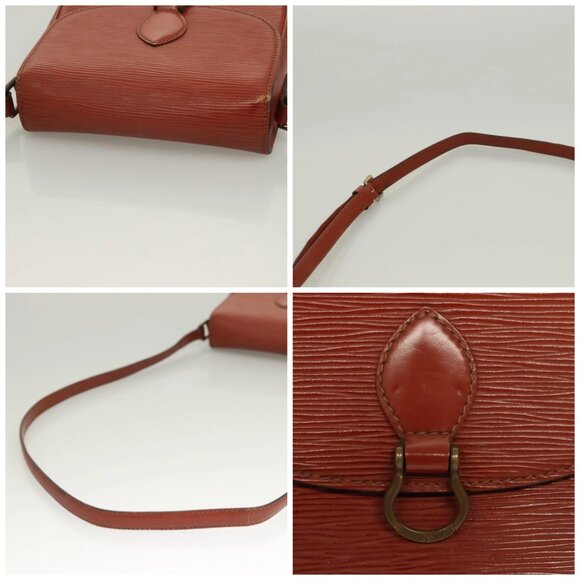 LOUIS VUITTON Epi Saint Cloud PM Shoulder Bag Brown M52213 LV Auth 128429 - Picture 16 of 16